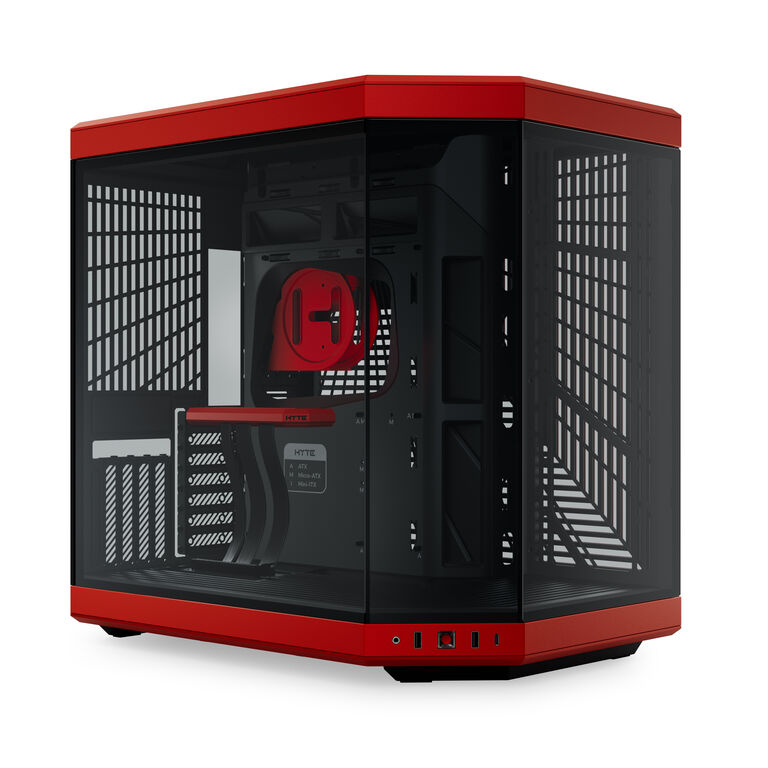Hyte Y70 Midi Tower Standard - black / red image number 0