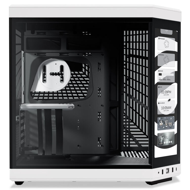Hyte Y70 Midi Tower Touch - black/white image number 4