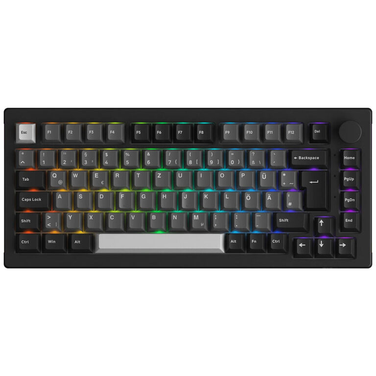 AKKO 5075B Plus S Black&Silver Gaming Keyboard - V3 Pro Cream Blue image number 0