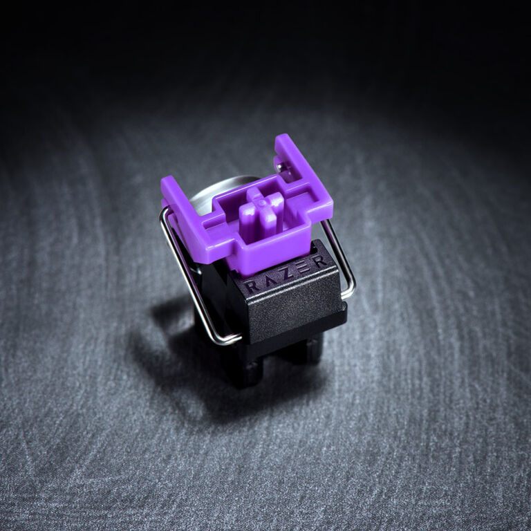 Razer Huntsman V2 Gaming Keyboard, Purple Switch - black image number 7
