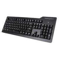 Das Keyboard Prime 13 Tastatur, US Layout, MX-Brown, weiße LED - schwarz