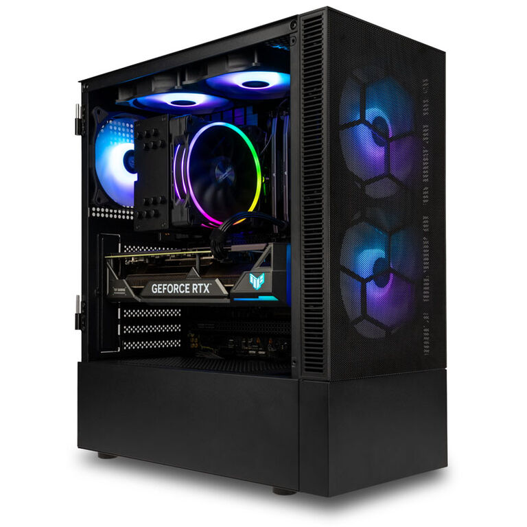 Gaming-PC Avalanche, AMD Ryzen 7 7800X3D, NVIDIA GeForce RTX 4070 Ti - Fertig-PC image number 4