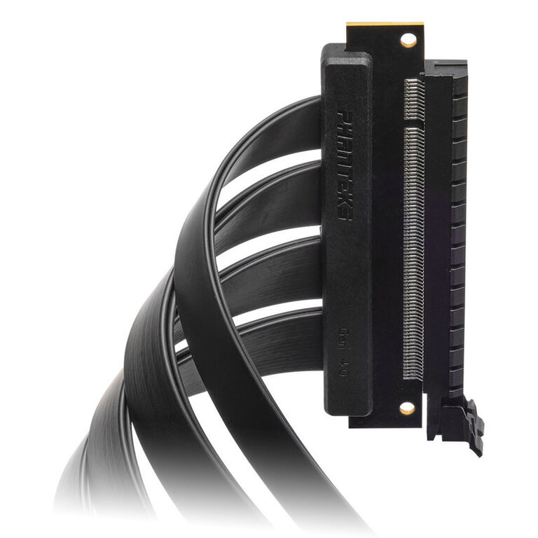 PHANTEKS PCI-E 4.0 x16 Riser Flat Line cable, 30cm - black image number 3