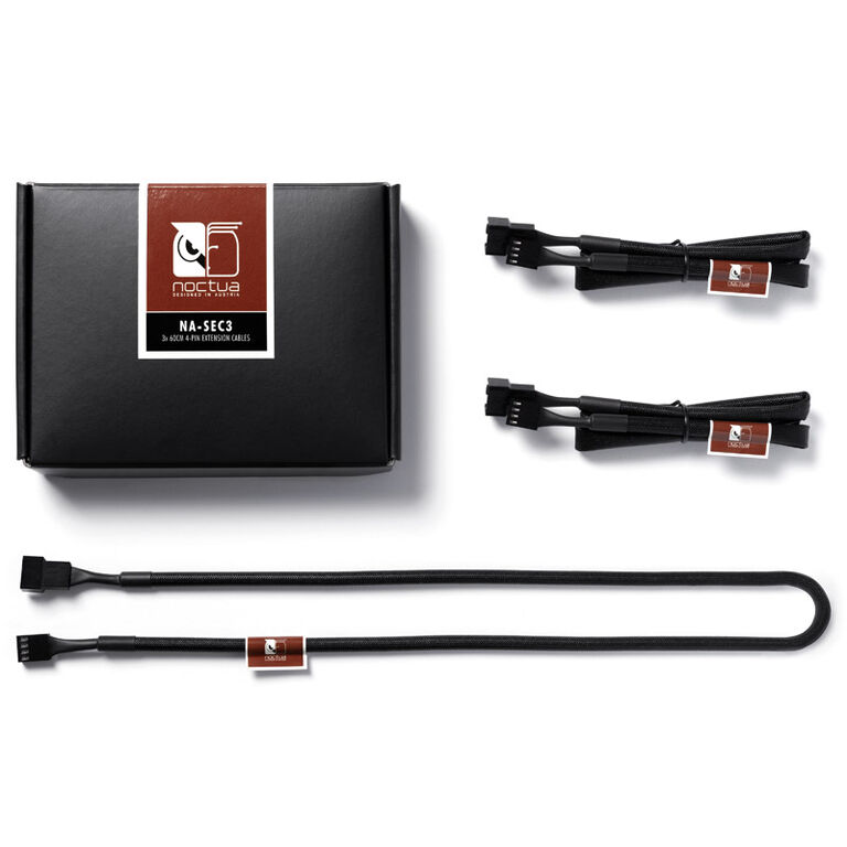 Noctua NA-SEC3 extension cable set for 4-pin PWM fans - 60 cm image number 2