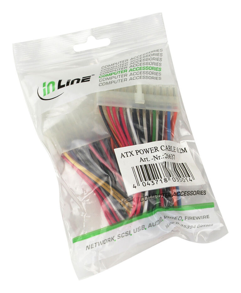 InLine power adapter 20-pin to 24-pin image number 1