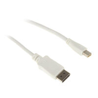 InLine cable Mini DisplayPort to DisplayPort, white - 2m
