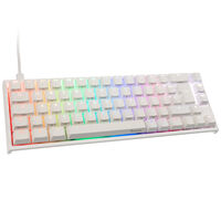 Ducky One 2 SF Gaming Tastatur, MX-Silent-Red, RGB LED - weiß
