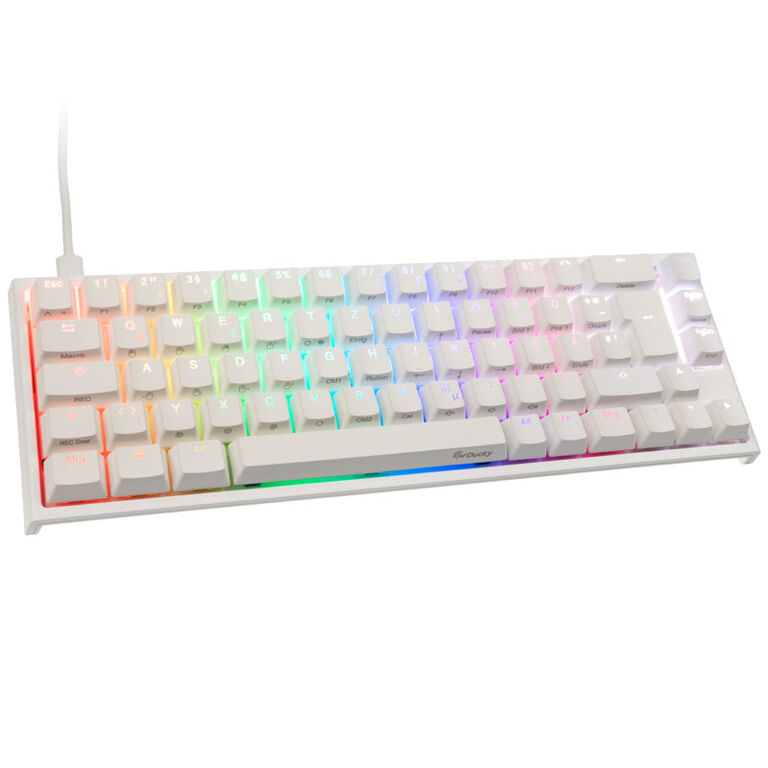 Ducky One 2 SF Gaming Tastatur, MX-Silent-Red, RGB LED - weiß image number 0
