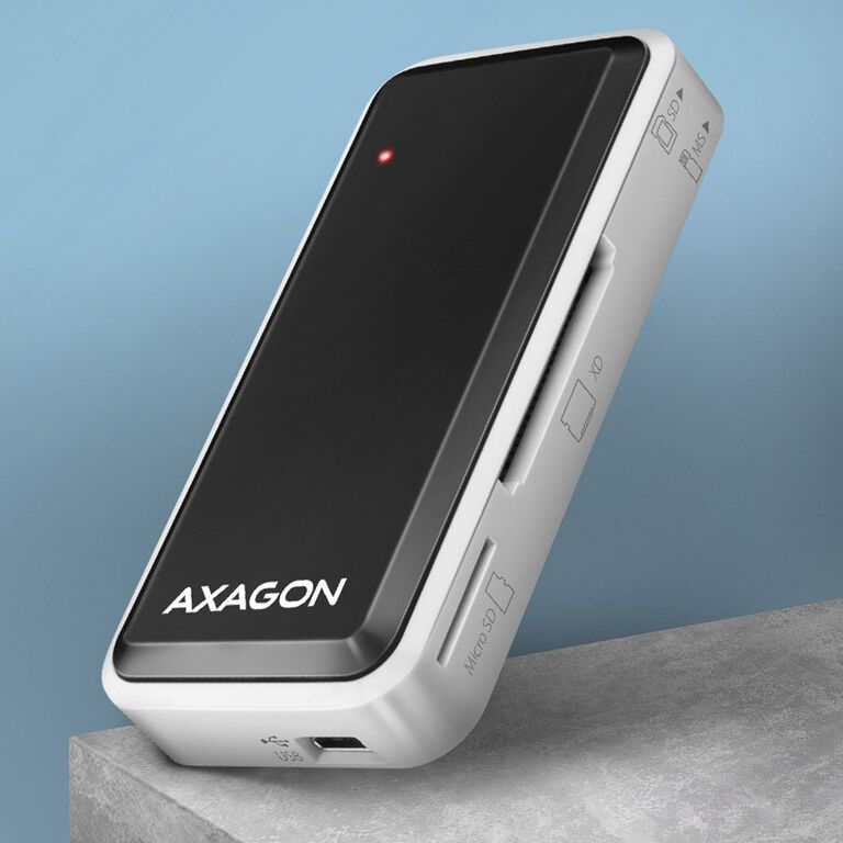 AXAGON CRE-X1 External Mini Card Reader, 5-slot image number 1
