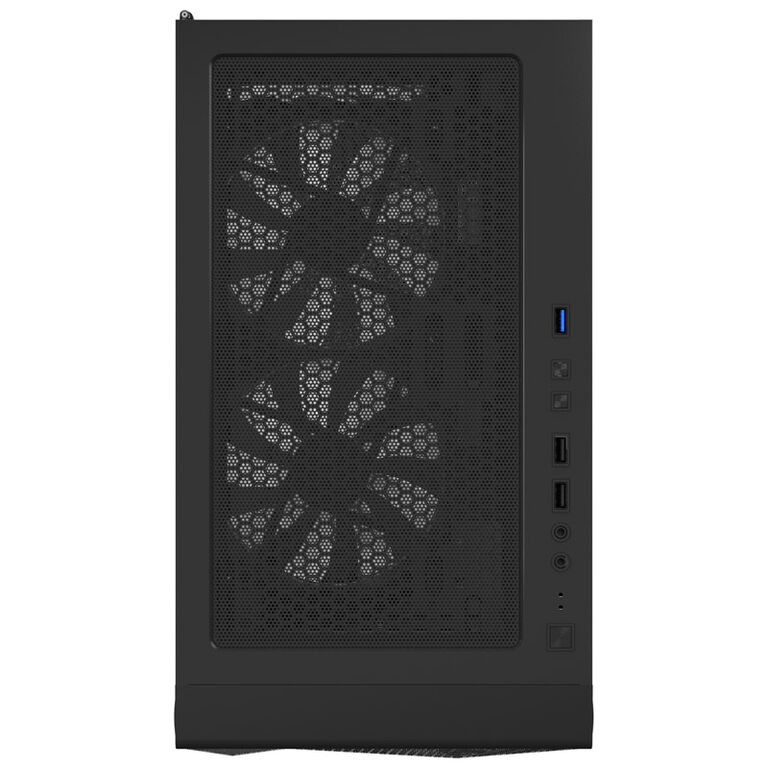 Montech X3 Mesh Midi-Tower, RGB, Tempered Glass - black image number 3
