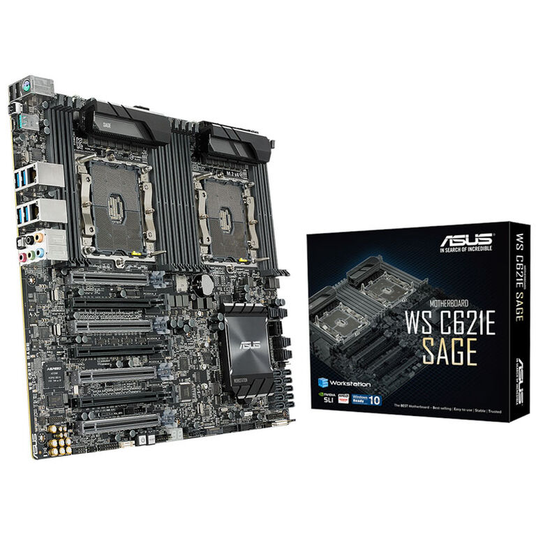 ASUS WS C621E SAGE, Intel C621 Mainboard - Sockel 3647 image number 0