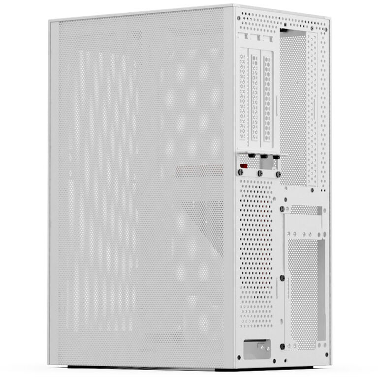 Ssupd Meshlicious Full Mesh PCIE 4.0 Edition Mini-ITX Case - white image number 1