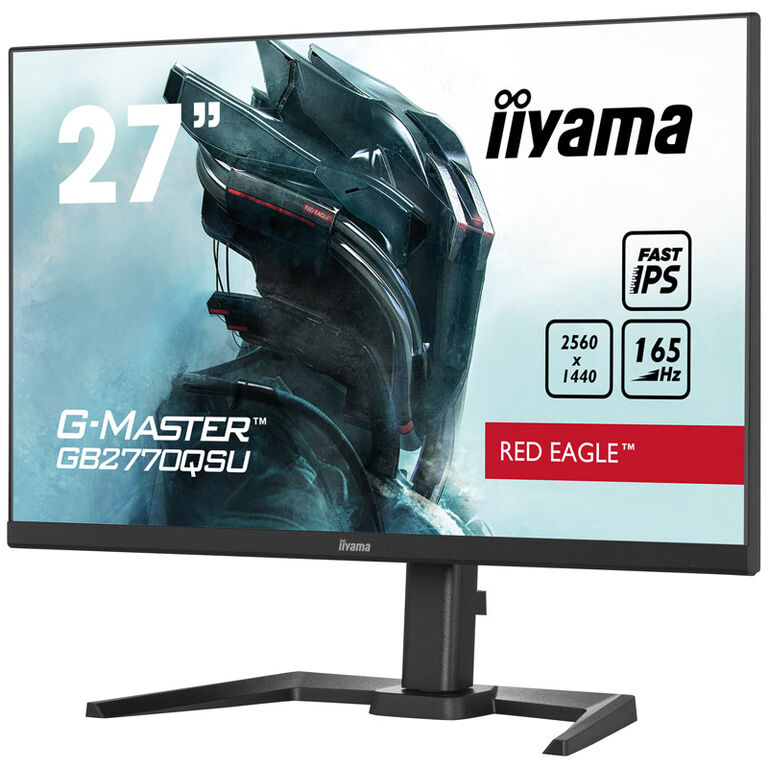 iiyama G-Master GB2770QSU-B5 Red Eagle, 68.6 cm (27 inches), 165Hz, FreeSync, IPS - DP, HDMI image number 3