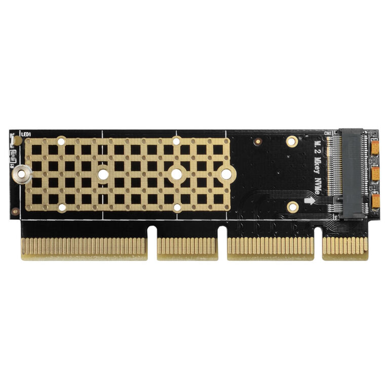 AXAGON PCEM2-1U PCI-E 3.0 16x - M.2 SSD NVMe, 80mm SSD, low profile 1U image number 2