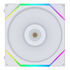 Lian Li UNI FAN TL Series Reverse Blade Fan, 3-Pack including Controller - 120mm, white image number null