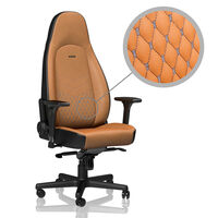 noblechairs ICON Real Leather Gaming Chair  - Cognac/Black
