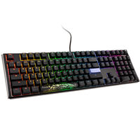 Ducky One 3 Classic Black/White Gaming Keyboard, RGB LED - MX-Brown (US)