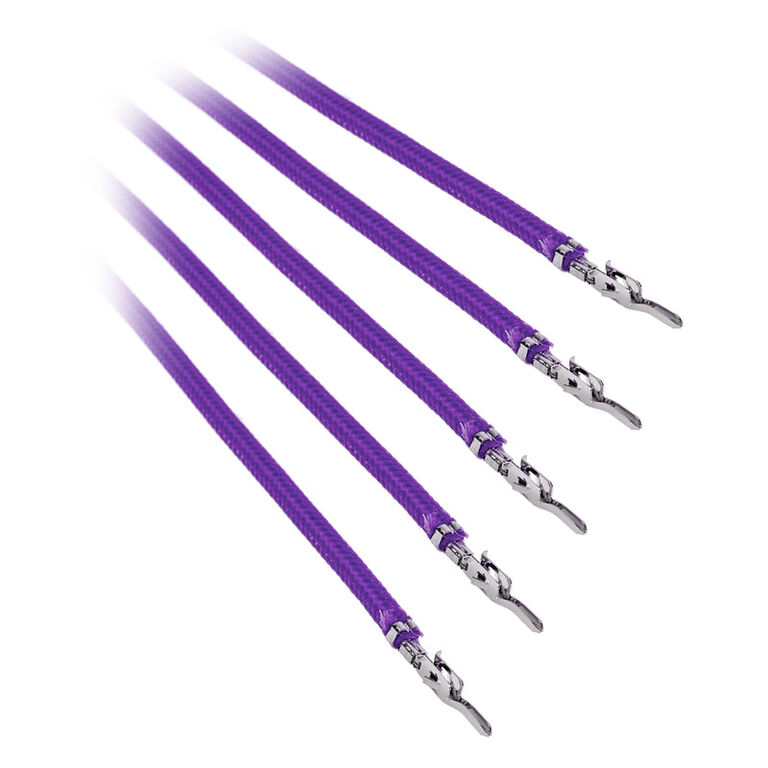 BitFenix Alchemy 2.0 PSU Cable, 5x 40cm - purple image number 0