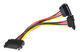 InLine SATA Power Y-Cable SATA angled - 0.15m