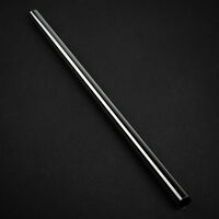 Bitspower None Chamfer Brass Hard Tubing 12mm OD, 500mm - black sparkle