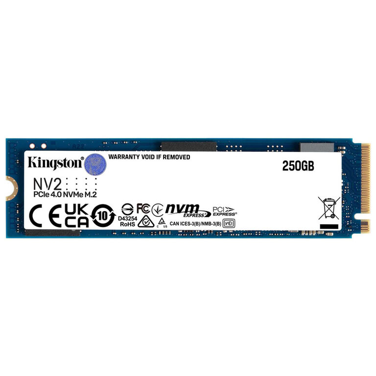 Kingston NV2 NVMe, PCIe 4.0 M.2 Type 2280 - 250 GB image number 1