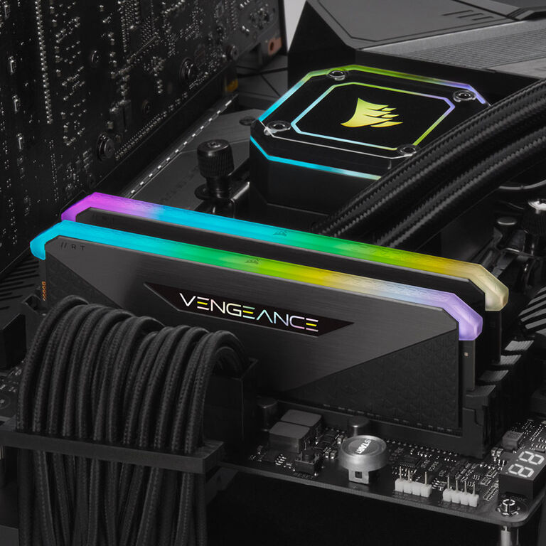 Corsair Vengeance RGB RT, DDR4-3600, CL18 - 16 GB Dual-Kit, schwarz image number 5