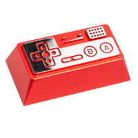 ZOMOPLUS Aluminium Keycap Retro Gamepad I - red