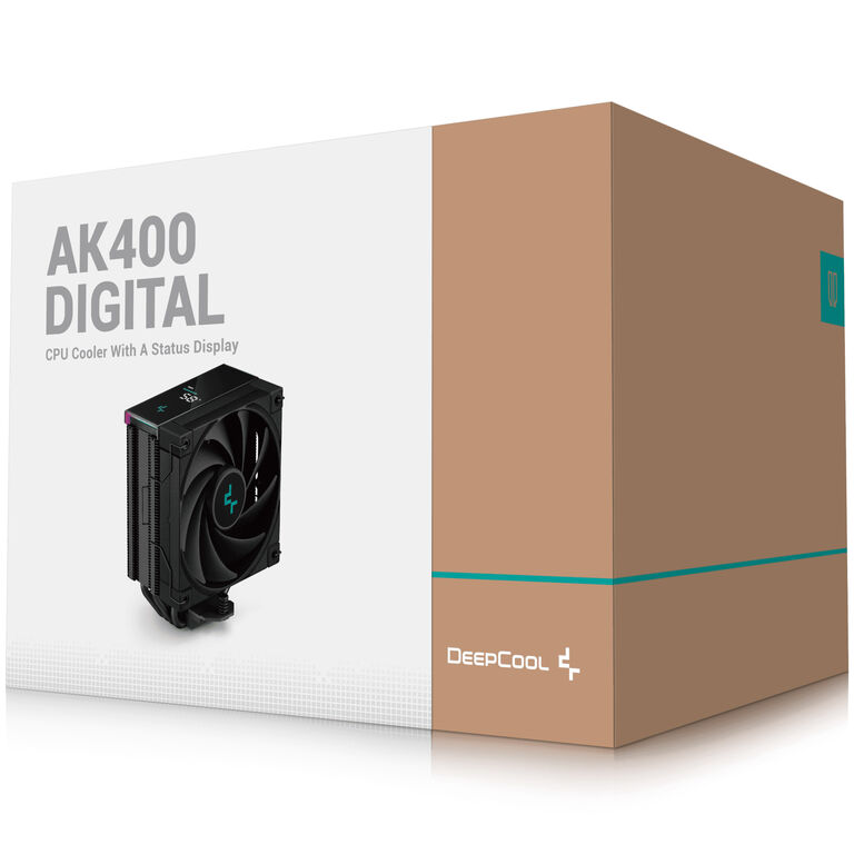 DeepCool AK400 Digital CPU Cooler - 120 mm, black image number 9