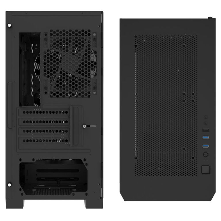 Montech AIR 100 ARGB, Micro-ATX, Tempered Glass - black image number 2