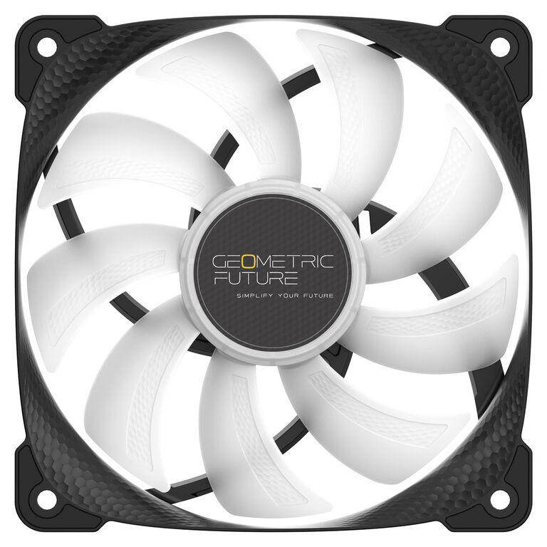 Geometric Future Squama 2501B RGB Fan, 3-Pack - 120 mm, black image number 6