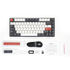 Varmilo VXT81 Retro Wireless Gaming Keyboard, MX-Ergo Clear - US Layout image number null