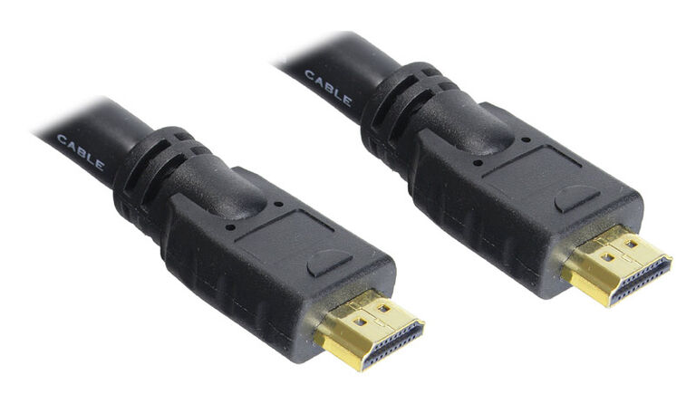 InLine HDMI Cable High Speed, black - 1.5m image number 0