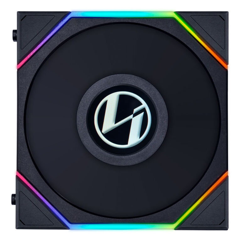 Lian Li UNI FAN TL LCD Series Reverse Blade Fan, 3-pack including controller - 120mm, black image number 2