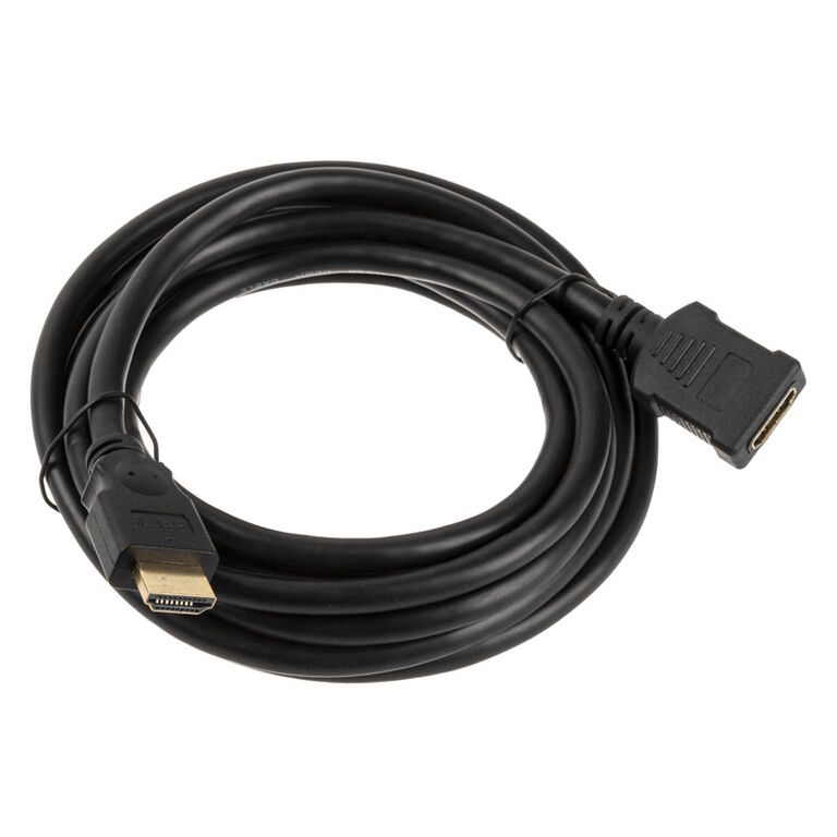InLine HDMI Extension Plug / Socket, black - 3m image number 1