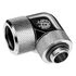 Bitspower Advanced Adapter 90 Degree G1/4 Inch Female to 16mm OD Hardtube - Rotatable, Silver image number null