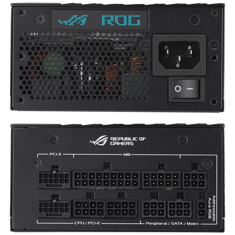 ASUS ROG Loki SFX-L 1200W, 80 PLUS Titanium power supply, modular, PCIe 5.0 - 1200 Watt, white image number 7