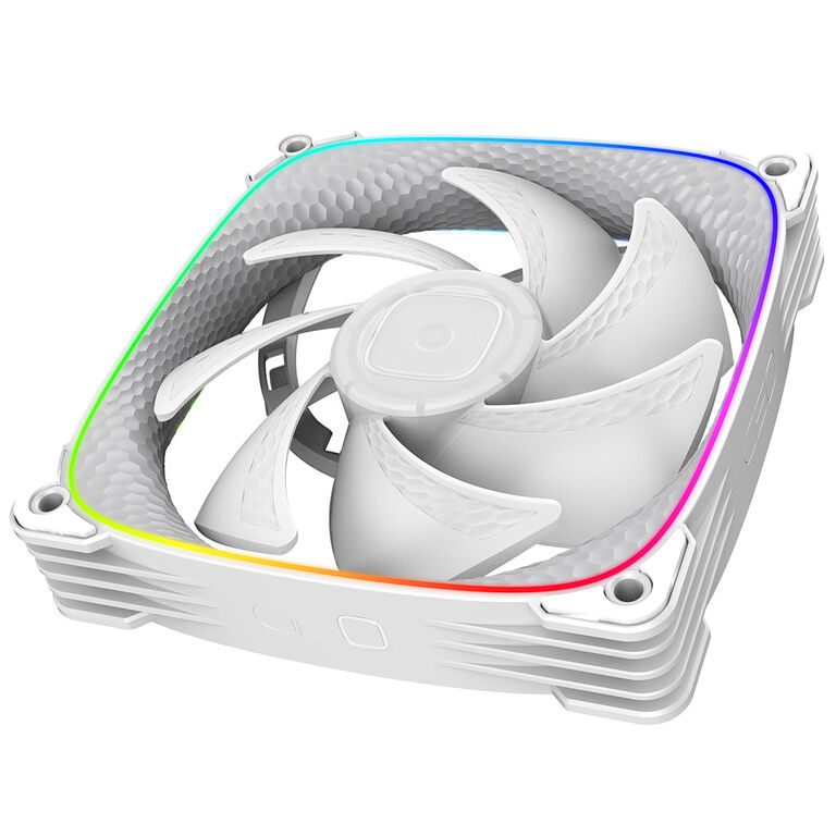 Geometric Future Squama 2503W RGB Fan, 3-pack - 120 mm, white image number 1