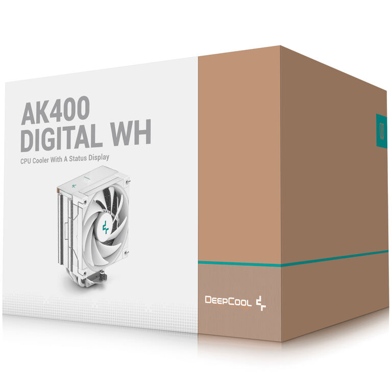 DeepCool AK400 Digital CPU Cooler - 120 mm, white image number 9
