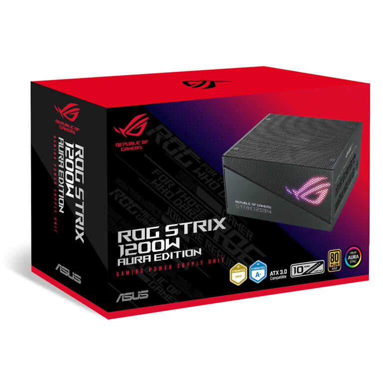 ASUS ROG STRIX 1200W Gold Aura Edition 80 PLUS Gold power supply, modular - 1200 Watt image number 9