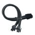 SilverStone EPS 8-pin to EPS/ATX 4+4-pin cable, 300mm - black image number null