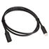 InLine USB 3.2 Gen 2 Extension Cable, USB Type C, black - 1m image number null