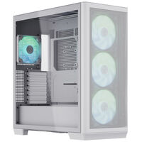 APNX C1 Mid-Tower ATX Case, Tempered Glass - white