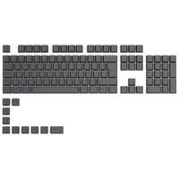 Glorious GPBT Keycaps - 115 PBT keycaps, ISO, ES layout, Black Ash