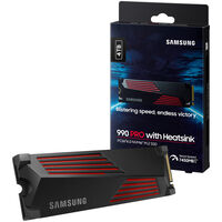 Samsung 990 PRO Series NVMe SSD, PCIe 4.0 M.2 Type 2280, with heatsink - 4 TB