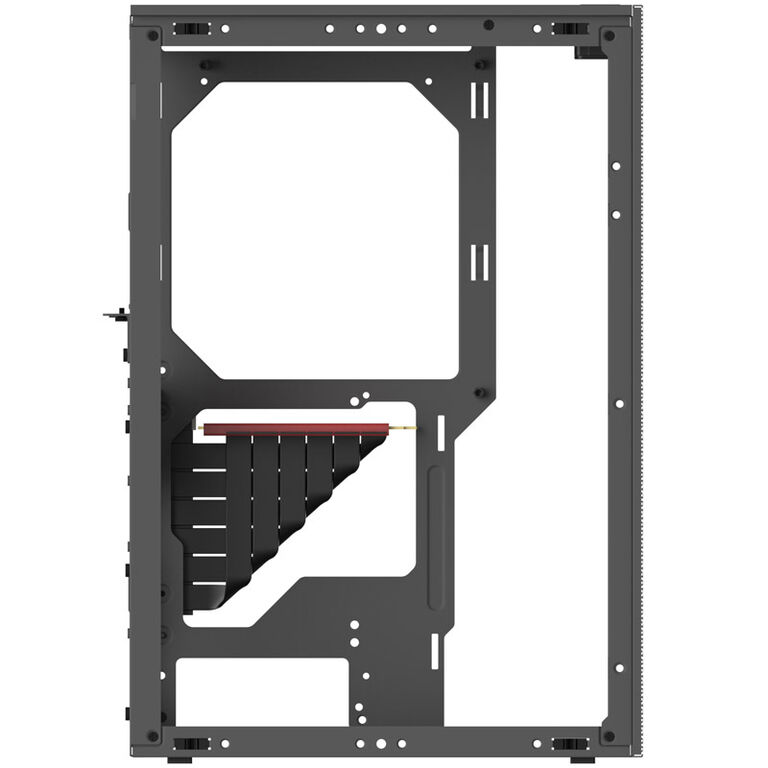 Ssupd Riser Flat Ribbon Cable - PCIe 4.0, 140mm, angled, black image number 3