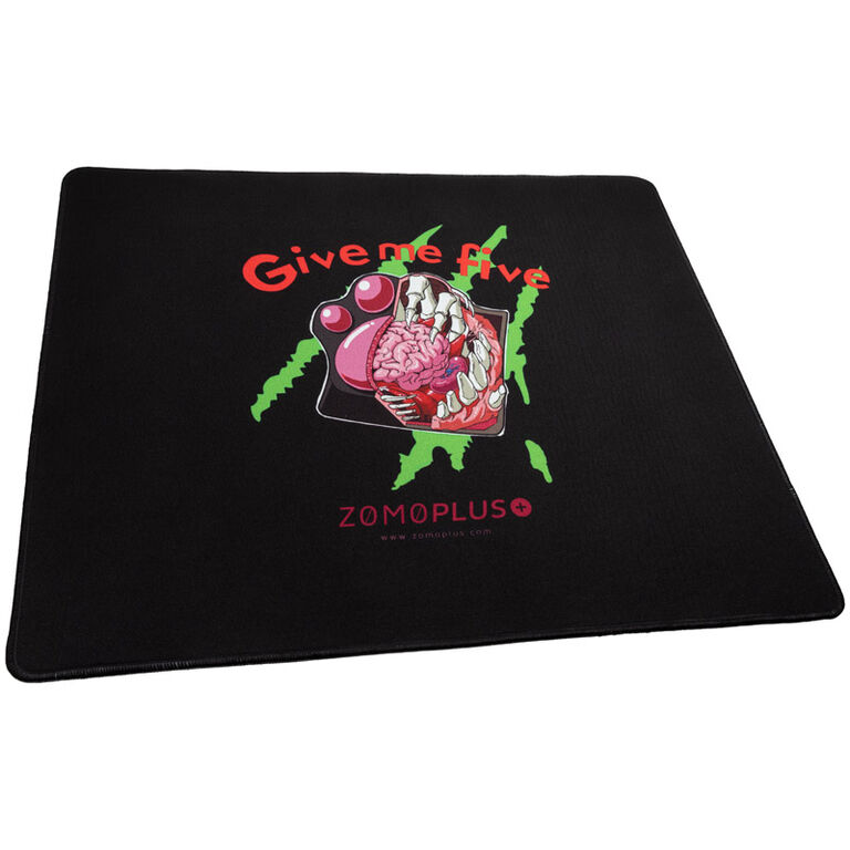 ZOMOPLUS Give Me Five Gaming Mousepad, 500x420mm - black image number 0