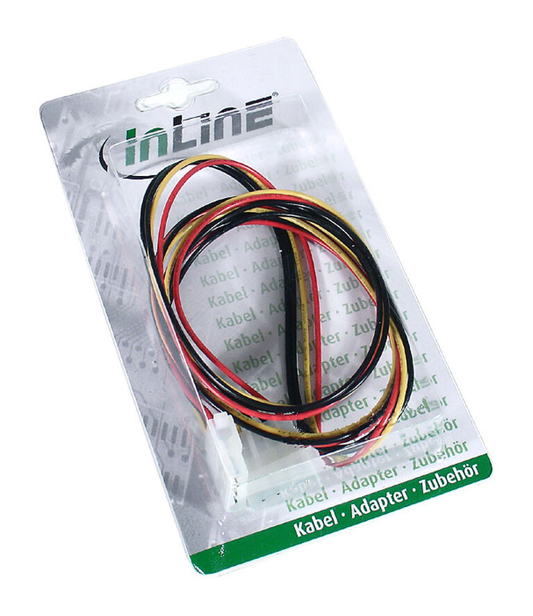 InLine 4-pole power cable extension internally - 1m image number 1