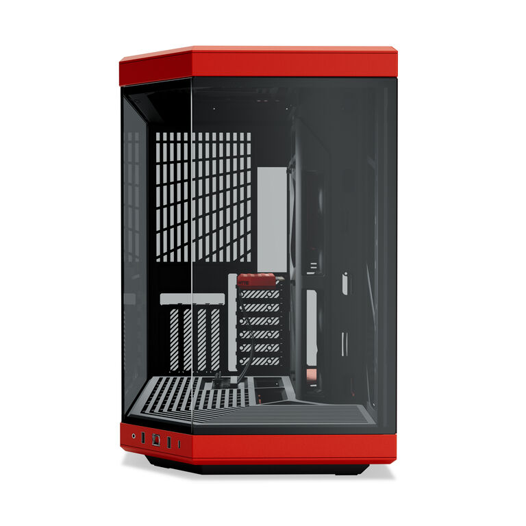 Hyte Y70 Midi Tower Standard - black / red image number 1