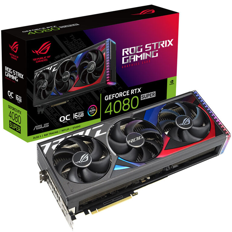 ASUS GeForce RTX 4080 Super ROG Strix O16G, 16384 MB GDDR6X image number 0