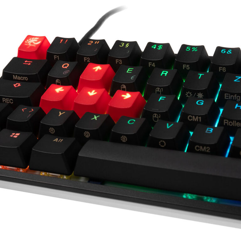 Ducky One 2 SF Gaming Tastatur, MX-Brown, RGB LED - schwarz image number 5